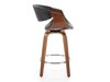 Counterstoel Houston 1599 (Zwart + Notenhout)
