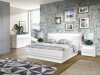 Ladekast Revelmi 103 (Glanzend wit + Wit)