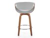 Scaun de bar Houston 1599 (Gri + Nuc)