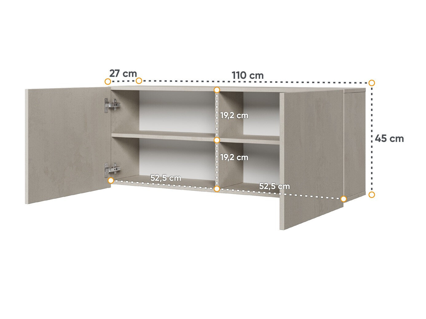 Vægskab Orlbale 135