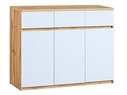 Komoda Evaropha 105 (Hrast Wotan + Bijela)