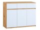 Ladekast Evaropha 105 (Wotan eik + Wit)