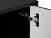 Meuble TV Flosoru 108 (Noyer + Noir)