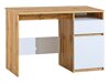 Skrivebord Evaropha 106 (Wotan eg + Hvid)