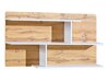 Wandplank Evaropha 111 (Wotan eik + Wit)