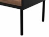 Woonkamerset Flosoru 109 (Notenhout + Zwart)