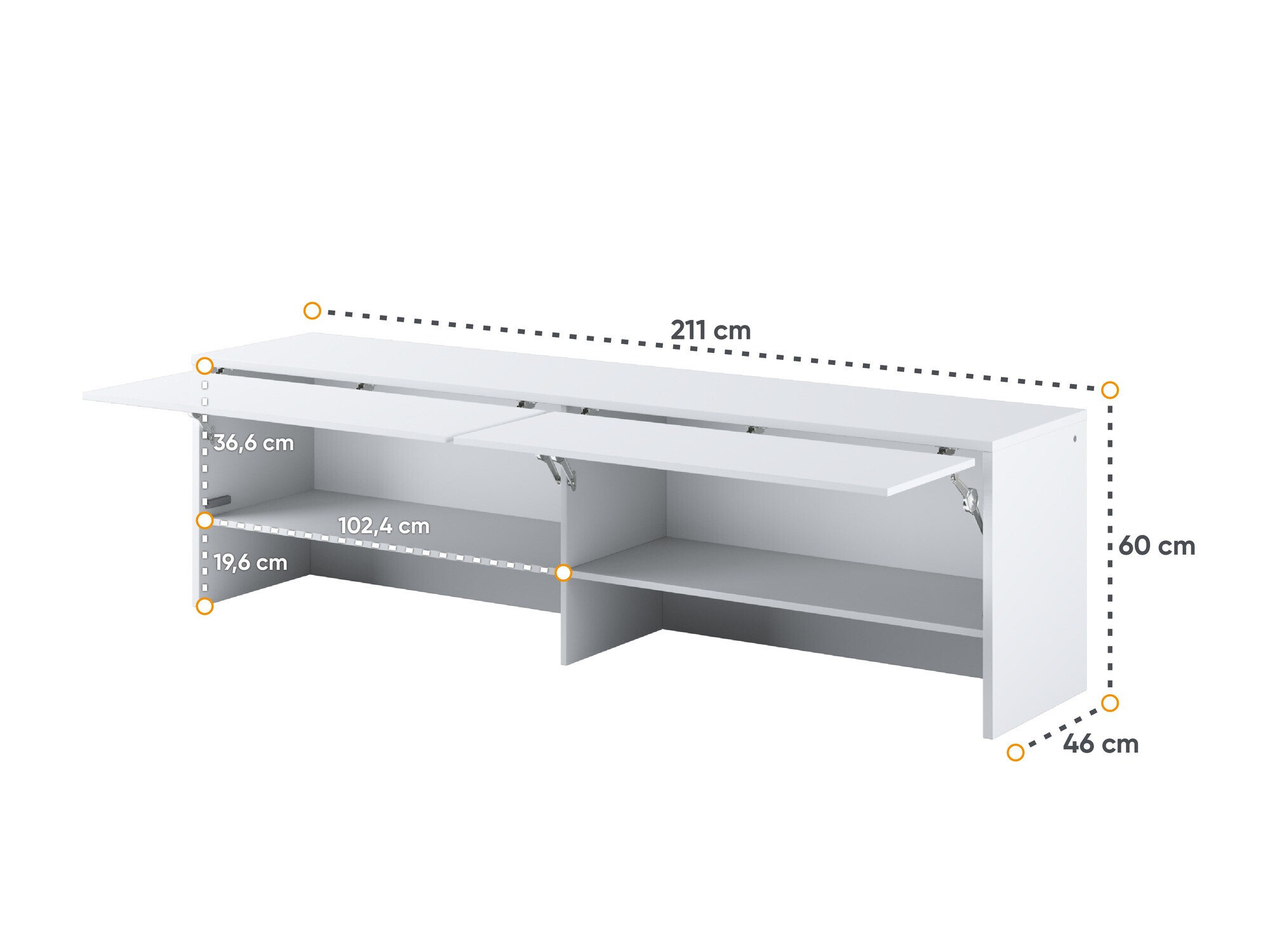 Dressoir Concept Lenart III (Wit)