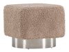Poef Dallas 4219 (Bruin + Zilver)