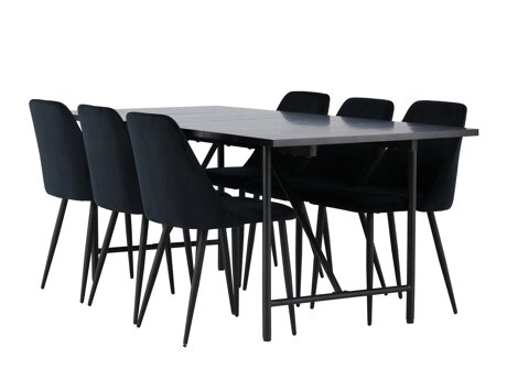 Set de mese Dallas 3960 (Negru)