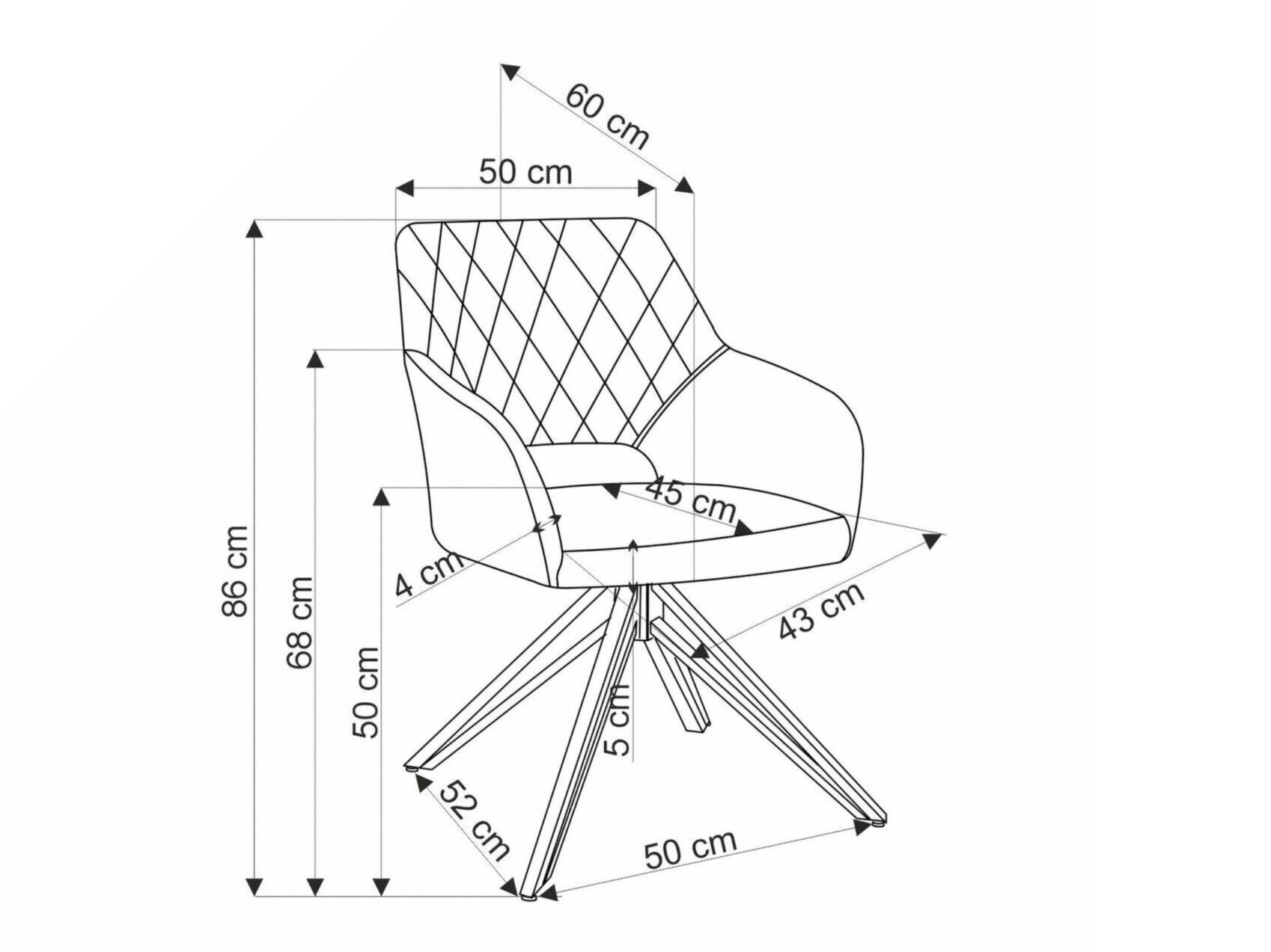 Stol Houston 1768 (Beige)
