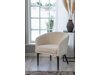 Fauteuil Dallas 1706 (Wit + Zwart)