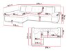 Hjørnesofa Comfivo 219 (Fragola 65)