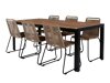 Tafel en stoelen set Dallas 2907