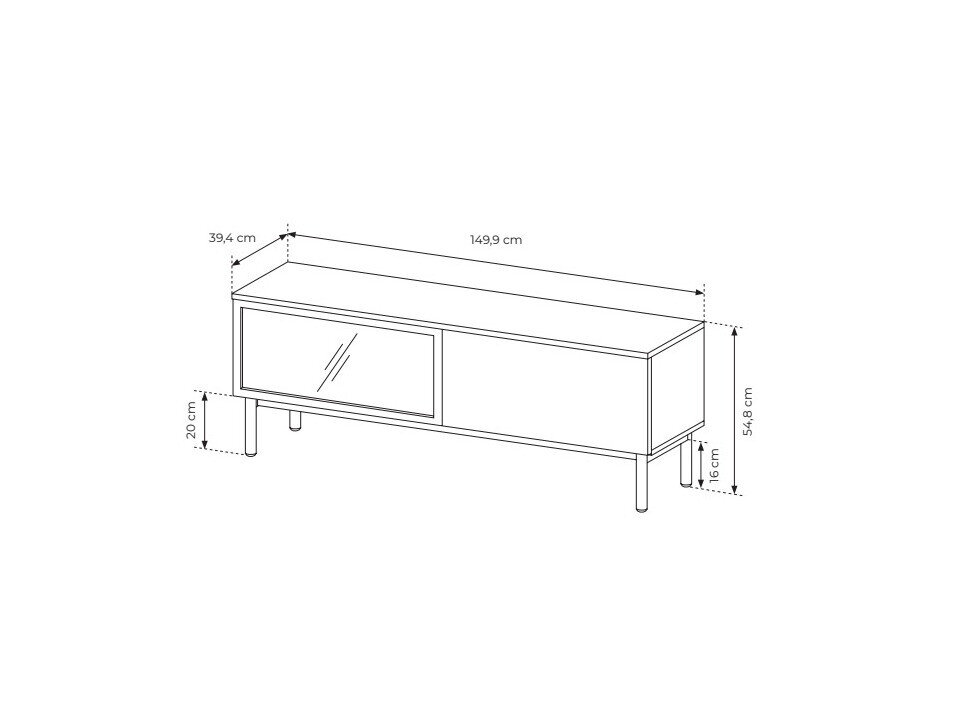TV staliukas Livmave 104