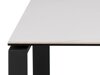 Diivanilaudade komplekt Norsica 421 (Valge marmor + Must)