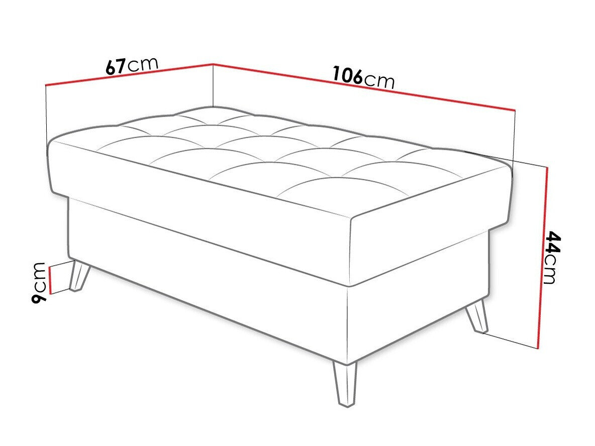 Polstret bænk Comfivo 236 (Baloo 2074)