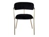 Stoel Dallas 108 (Zwart + Messing)