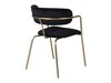 Stoel Dallas 108 (Zwart + Messing)