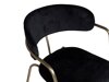 Stoel Dallas 108 (Zwart + Messing)