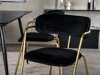 Stoel Dallas 108 (Zwart + Messing)
