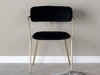 Stoel Dallas 108 (Zwart + Messing)