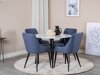 Stoel Dallas 114 (Blauw + Zwart)