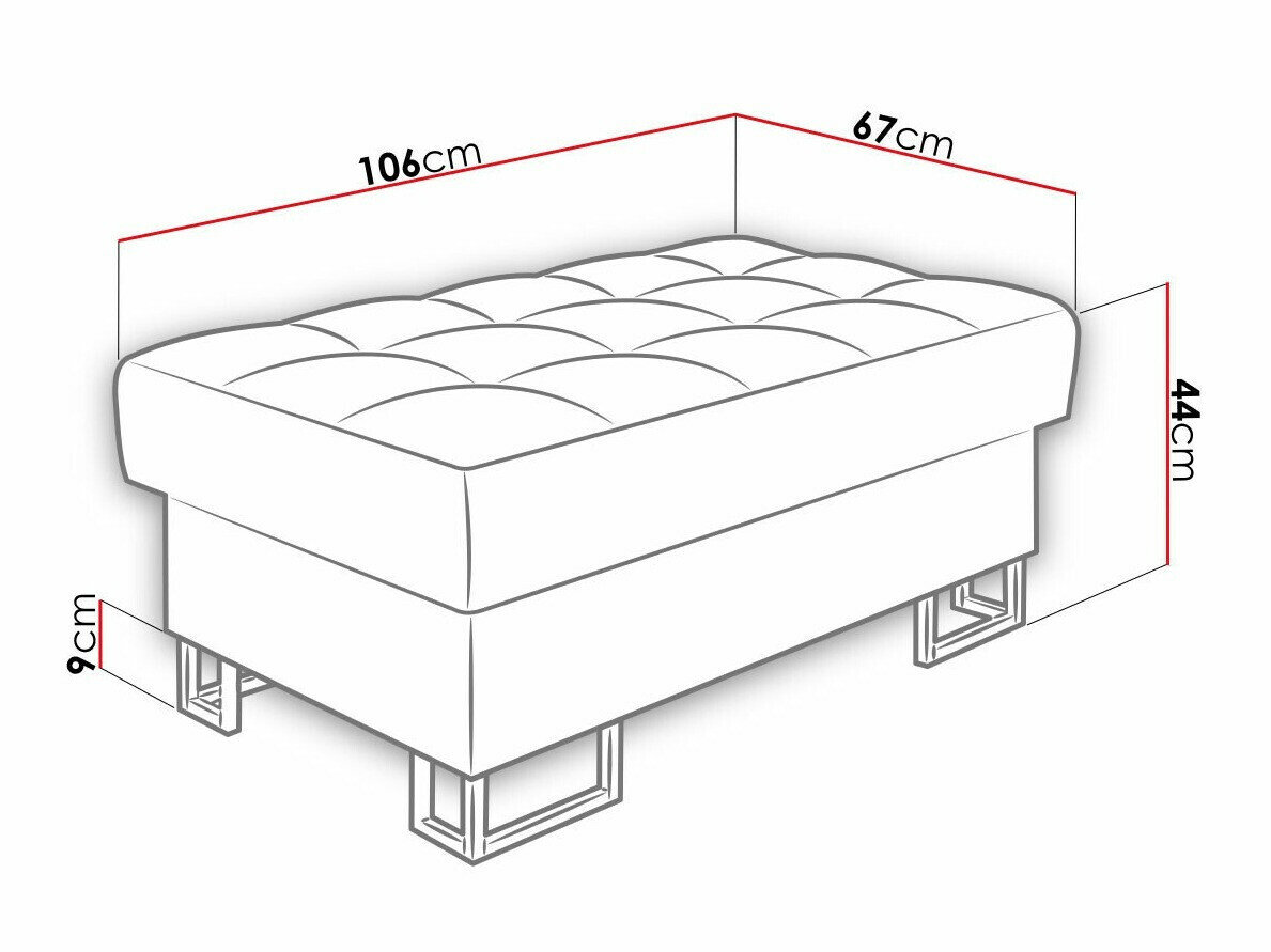 Banc rembourré Comfivo Anima (Abriamo 03)