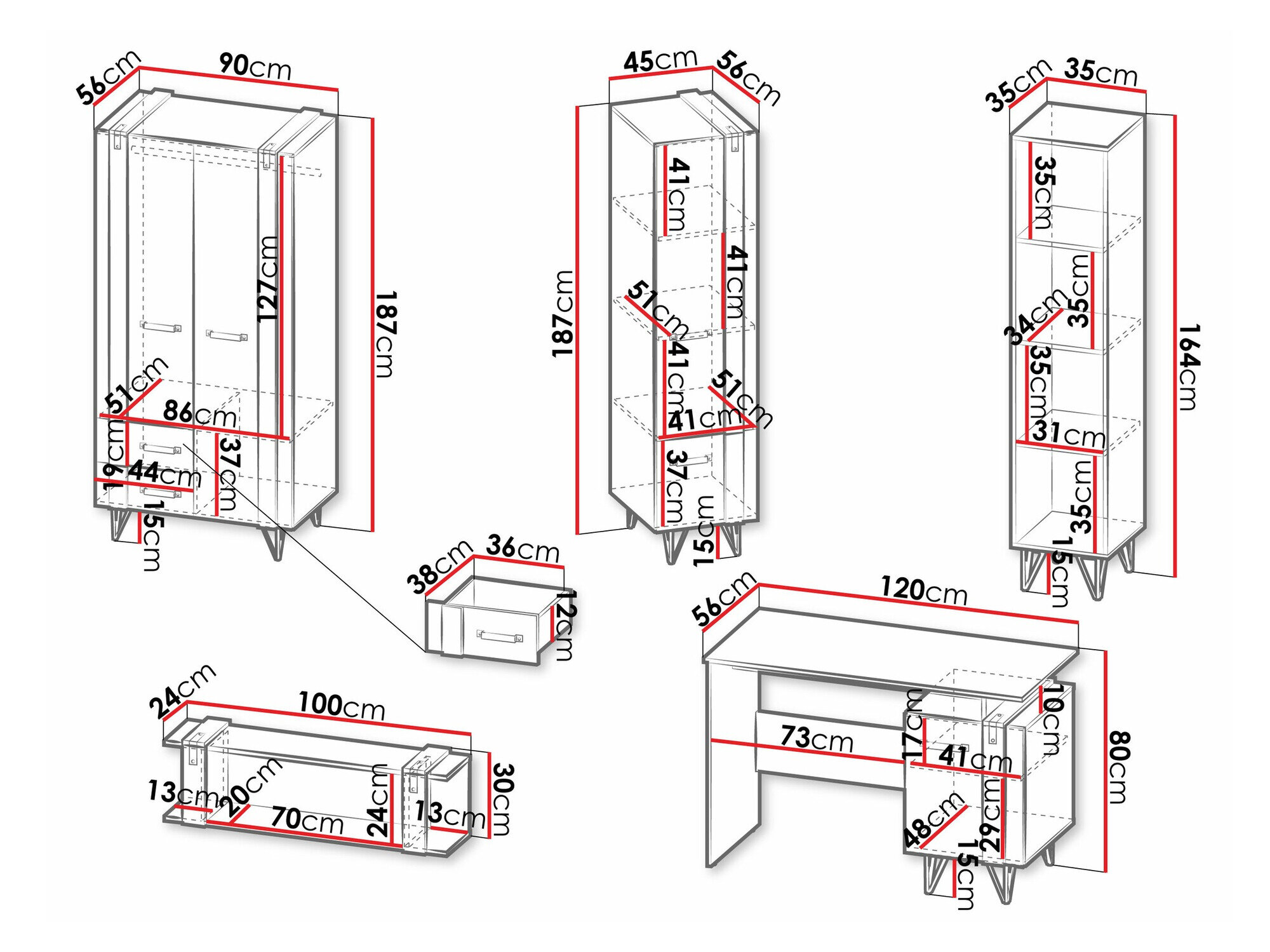 Møbelsæt Domdele 114