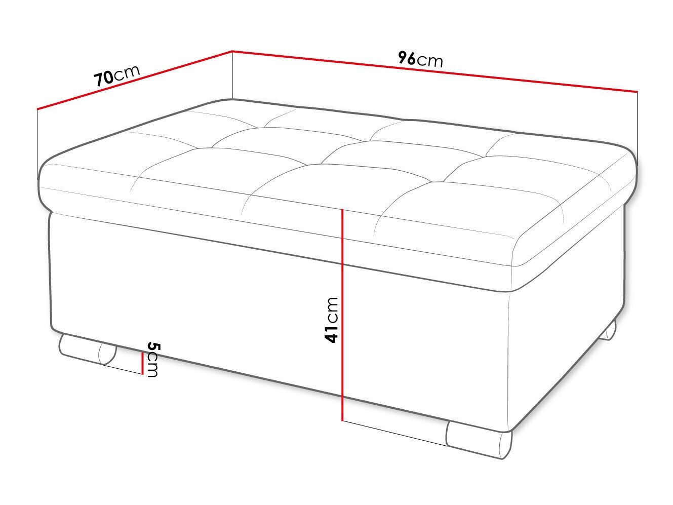 Polstret bænk Comfivo 118 (Baloo 2074)