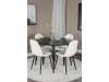 Stoel Dallas 201 (Wit + Zwart)