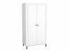 Armoire Mormavu 100 (Mat blanc)