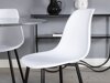 Eetkamerset Dallas 2630 (Wit + Zwart)