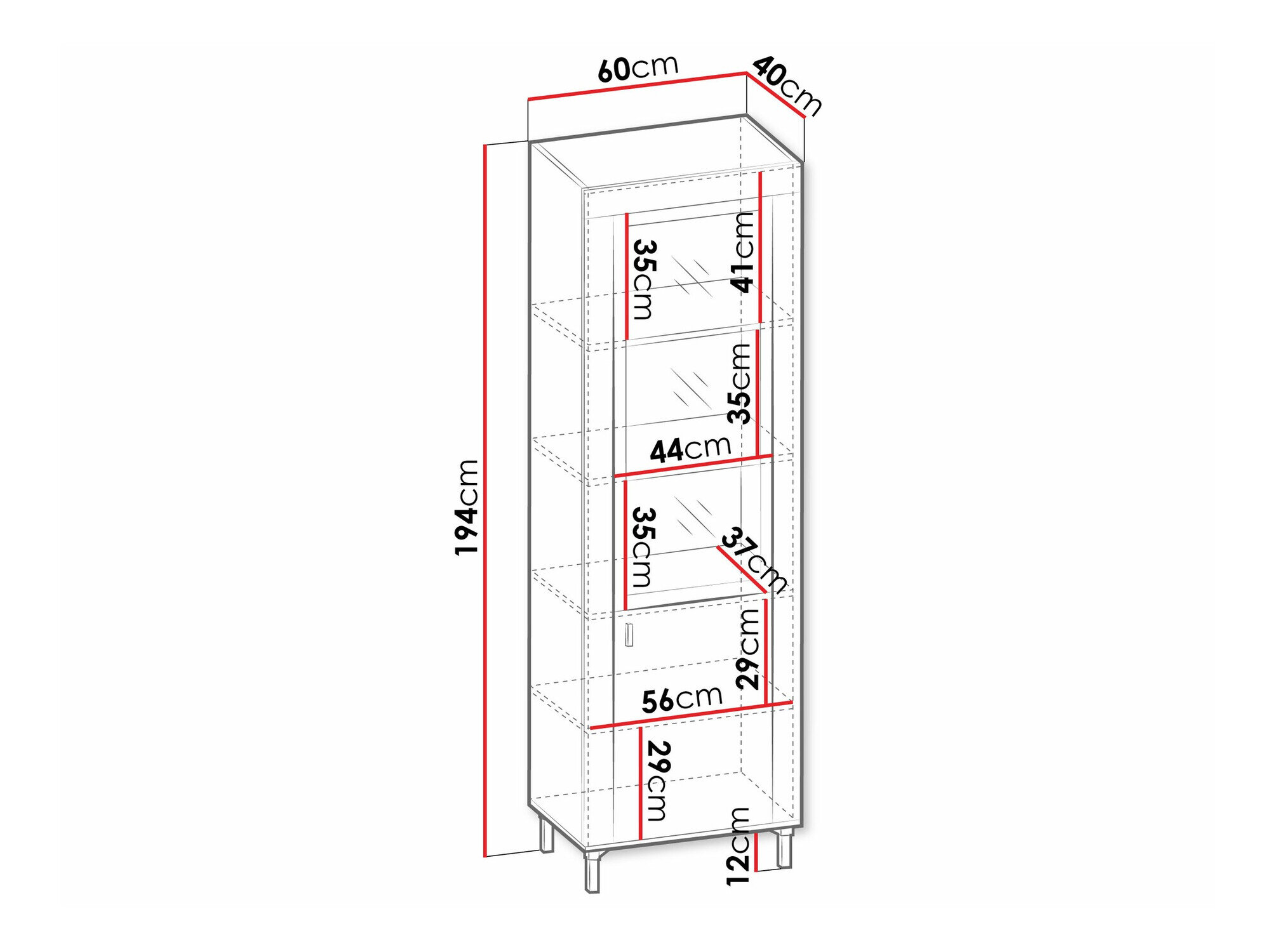 Reol Mormavu 104 (Mat sort)