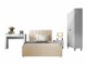 Slaapkamerset Mormavu 112 (Mat wit + Beige)