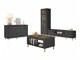Stuemøbelsæt Mormavu 114 (Mat sort)