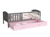 Bed Aurora 126 (Grijs)