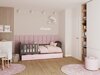 Bed Aurora 126 (Grijs)