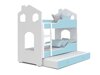 Stapelbed Aurora 114 (Blauw)