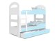 Stapelbed Aurora 114 (Blauw)