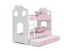 Stapelbed Aurora 114 (Roze)