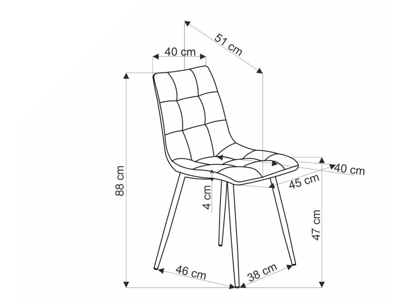 Stol Houston 1783 (Beige)
