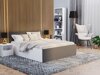 Bed Aurora 145 (Wit + Grijs)