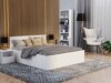 Bed Aurora 145 (Wit)