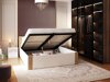 Bed Aurora 155 (Wit + Grenen)