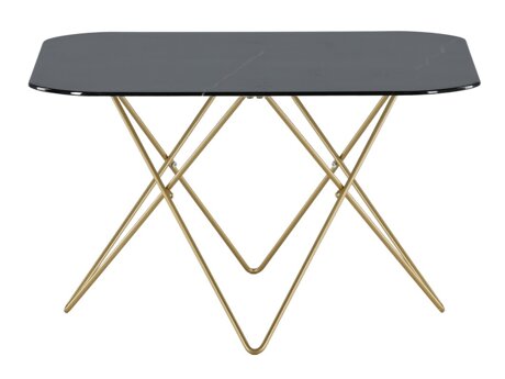 Salontafel Dallas 1723 (Zwart + Messing)