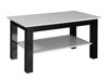 Salontafel Murrieta 114 (Glanzend wit + Glanzend zwart)