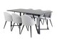Set de mese Dallas 1962 (Negru + Gri deschis)