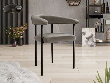 Stoel Jackson 110 (Zwart + Magic Velvet 2209)
