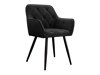 Stoel Jackson 115 (Zwart + Magic Velvet 2219)