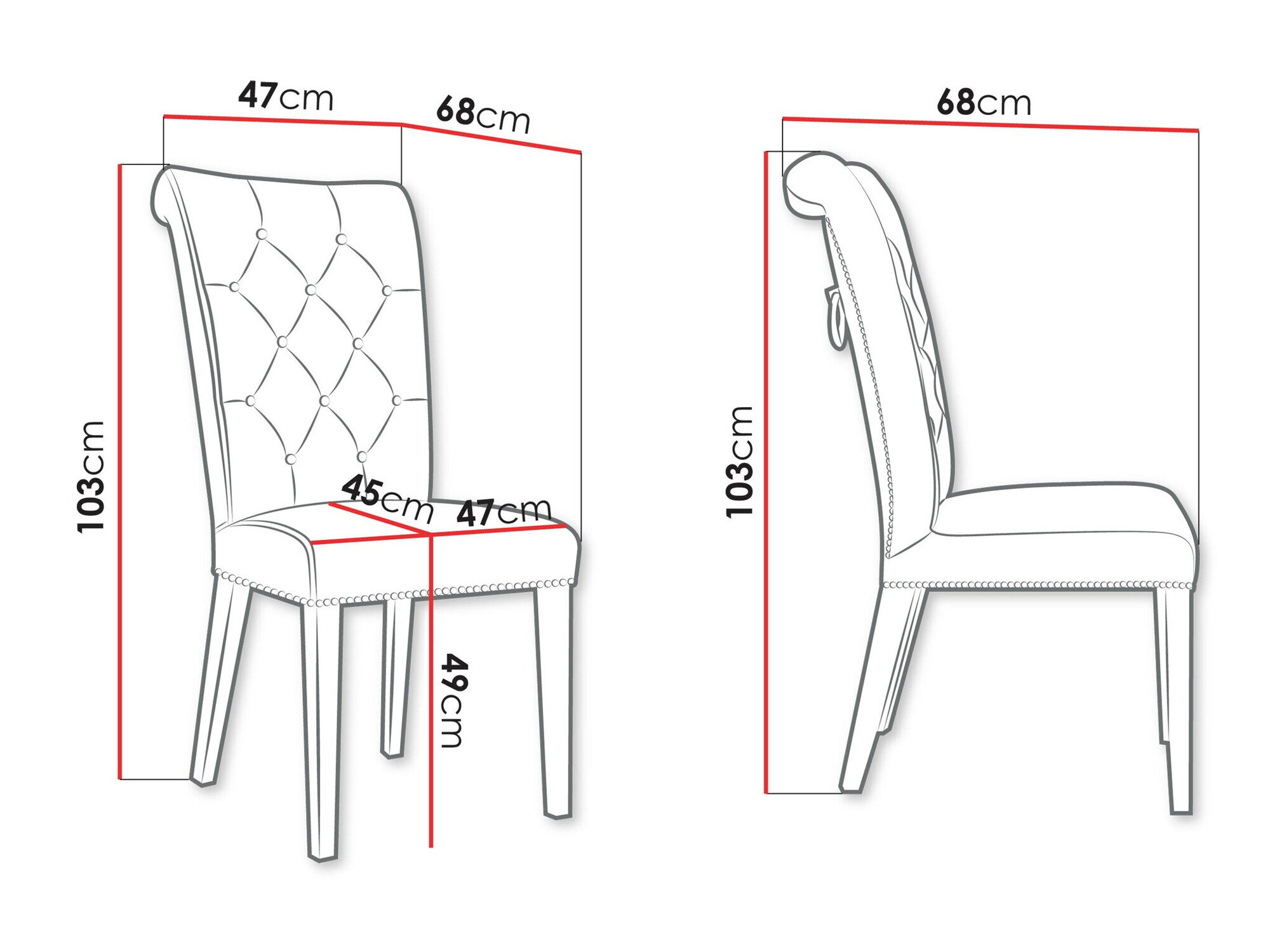 Stol Jackson 111 (Magic Velvet 2209)